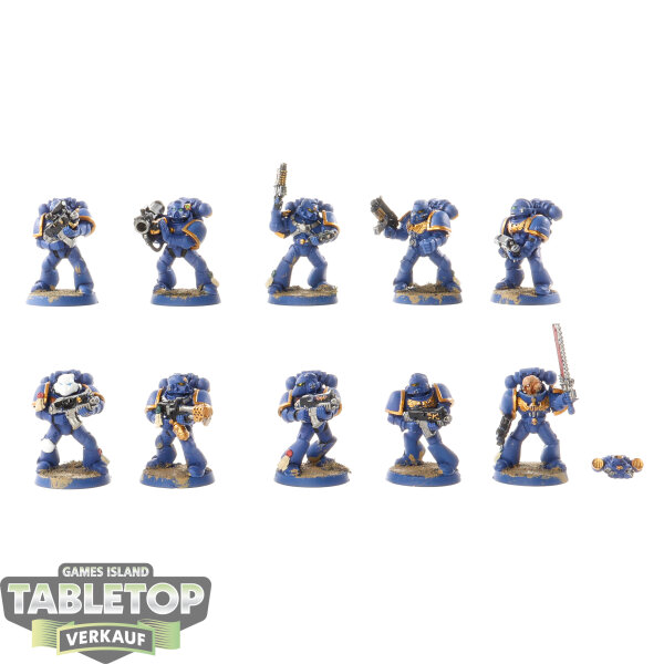 Space Marines - 10 x Tactical Squad klassisch - bemalt