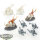Ogor Mawtribes - 4x Mournfang Pack - teilweise bemalt