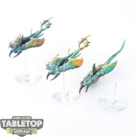 Disciples of Tzeentch - 3x Screamers of Tzeentch - bemalt