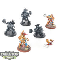 Stormcast Eternals - 5 x Retributors - teilweise bemalt