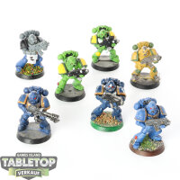 Space Marines - 7 Tatical Marines klassisch - teilweise...
