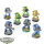 Space Marines - 7 Tatical Marines klassisch - teilweise bemalt