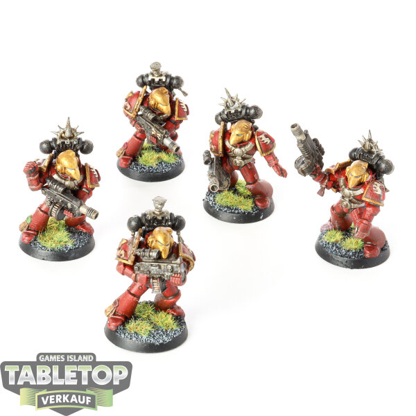 Blood Angels - 5 Sternguard Veteran Squad Eigenbau - bemalt