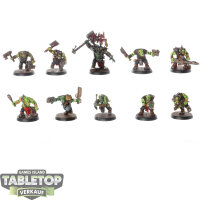 Orks - 10x Boyz - bemalt