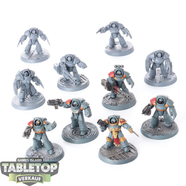 Horus Heresy - 10 x Legion Tartaros Terminator Squad - teilweise bemalt