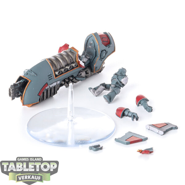 Horus Heresy - Legion Scimitar Pattern Jetbike klassisch - teilweise bemalt