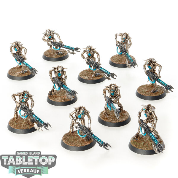 Necrons - 10 x Necron Warriors - bemalt