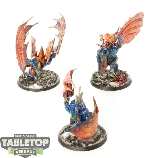 Soulblight Gravelords - 3 x Vargheists - bemalt