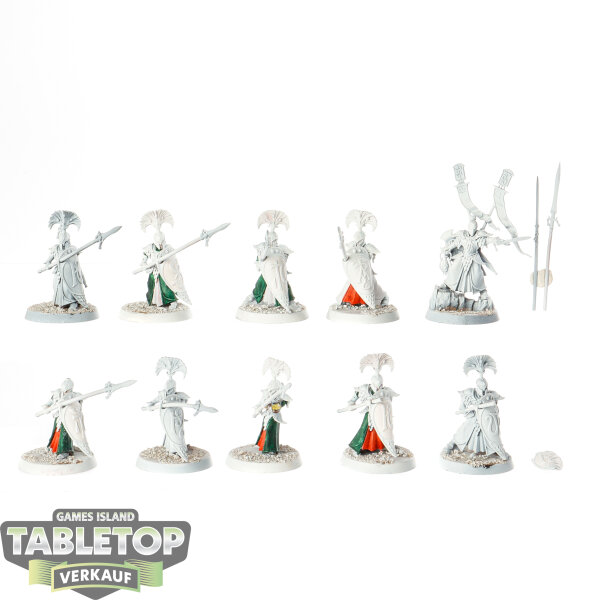 Lumineth Realm Lords - 10 x Vanari Auralan Wardens - teilweise bemalt