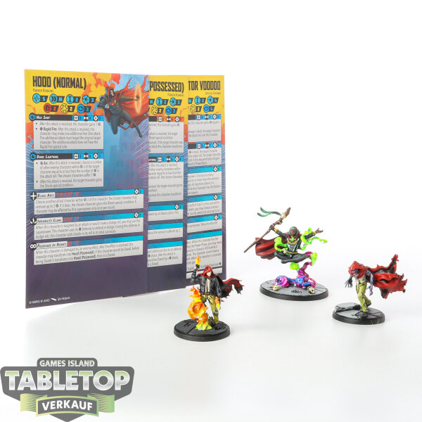 Marvel: Crisis Protocol - 3 Doctor Voodoo & Hood - bemalt