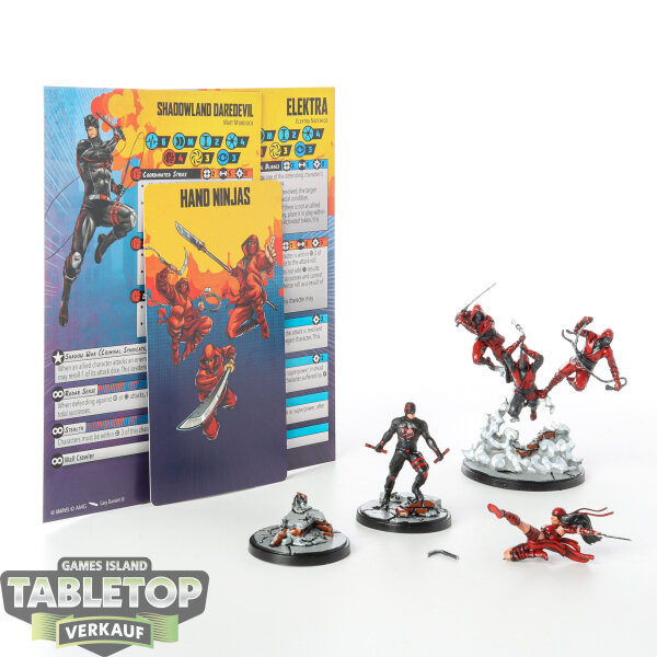 Marvel: Crisis Protocol - 3 Shadowland Daredevil and Elektra - bemalt