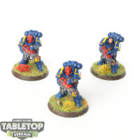 Ultramarines - 3x Primaris Eradicators - bemalt