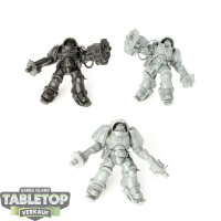 Space Marines - 3x Primaris Inceptors - teilweise bemalt