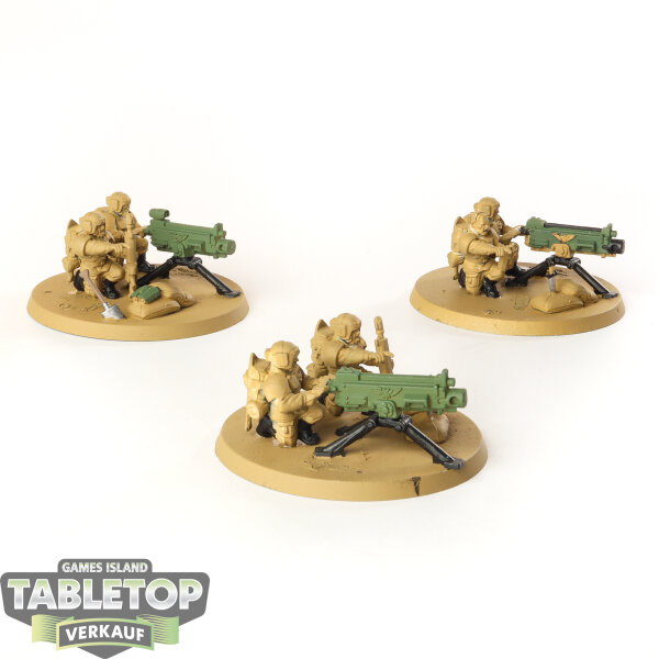 Astra Militarum - 3x Heavy Weapons Squad - teilweise bemalt