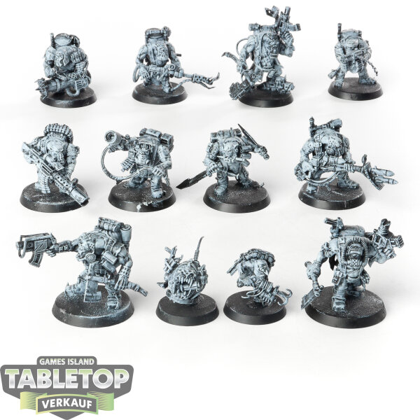 Orks - 10x Kommandos - teilweise bemalt