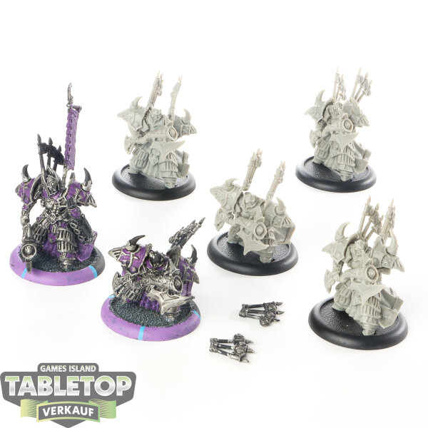 Skorne - 6x Cataphract Incindiarii - teilweise bemalt