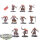 Skorne - 10x Praetorian Swordsmen - bemalt