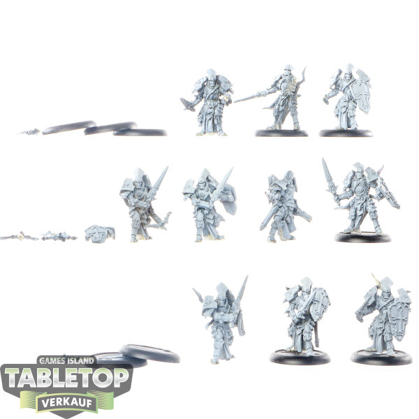 Protectorate of Menoth - 10x Exemplar Errants - teilweise bemalt