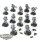 Space Wolves - 12 Grey Hunters - bemalt