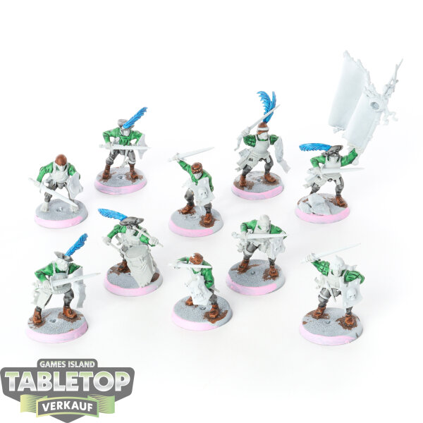 Empire of Man - 10 Freeguild Guards - teilweise bemalt