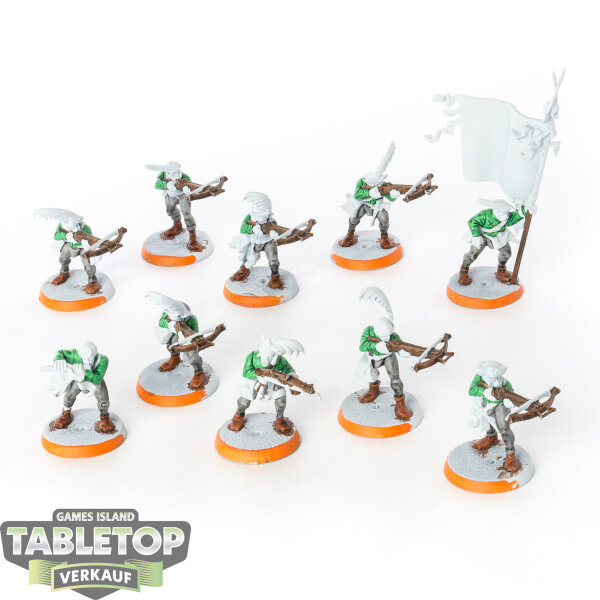 Empire of Man - 10 Freeguild Crossbowmen - teilweise bemalt