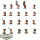 Ossiarch Bonereapers - 20x Mortek Guard - bemalt