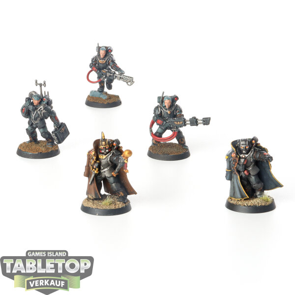 Astra Militarum - 5x Tempestus Command Squads - bemalt