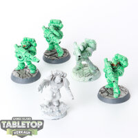 Space Marines - 5 x Devastator Squad - teilweise bemalt