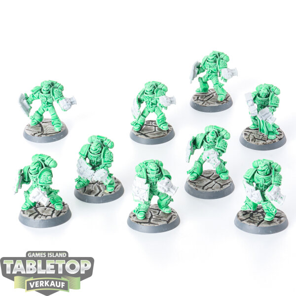 Deathwatch - 10 x Veterans (Grey Knights Strike Squad) - teilweise bemalt