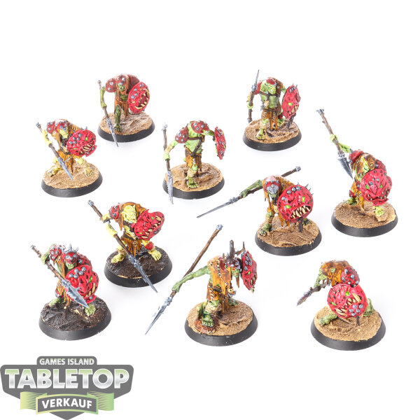 Orruk Warclans - 10 x Gutrippaz - bemalt