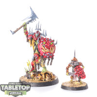 Orruk Warclans - Killaboss with Stab-grot - bemalt