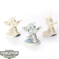 Orruk Warclans - 3x Man-Skewer Boltboyz - grundiert