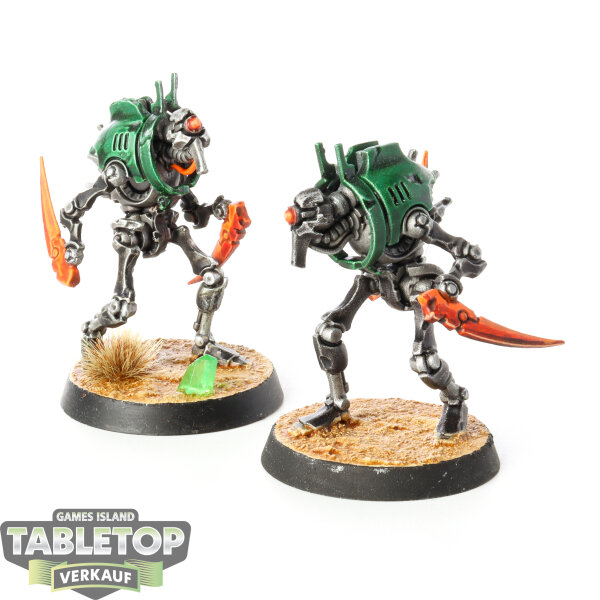 Necrons - 2 x Cryptothralls - bemalt