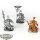 Adeptus Custodes - 3x Allarus Custodians - teilweise bemalt