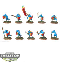 Seraphon - 10x Saurus Warriors - bemalt