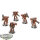 Space Marines - 5x Assault Squad - teilweise bemalt