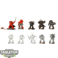 Space Marines - 10x Tactical Squad - teilweise bemalt