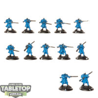 Cygnar - 12x Long Gunner Infantry - teilweise bemalt