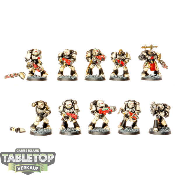 Black Templars - 10x Tactical Squad klassisch - bemalt