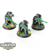 Space Marines - 3 Eliminators - bemalt