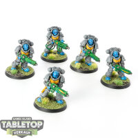 Space Marines - 5 Heavy Intercessors - bemalt