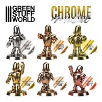 Green Stuff World - Chrome Paint - Antique Gold 17ml (Pack x20)