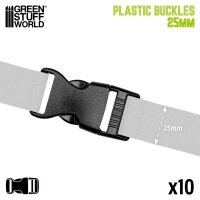 Green Stuff World - Plastic Buckles 25mm
