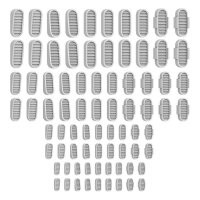 Green Stuff World - Mecha Detail Parts - Oval Vernier Detail Parts