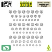 Green Stuff World - Mecha Detail Parts - Round Joint Mold Detail Part