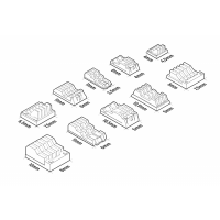 Green Stuff World - Mecha Detail Parts - Heat Sink Plates