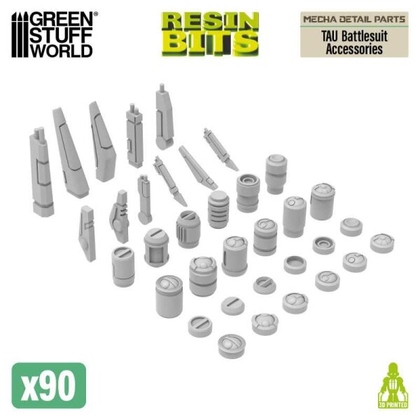 Green Stuff World - Mecha Detail Parts - TAU Battlesuit Accessories