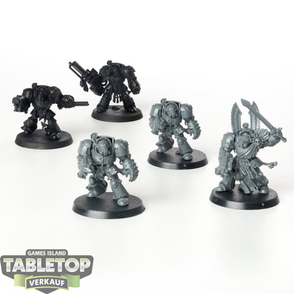 Dark Angels - 5 Terminator Squad - teilweise bemalt