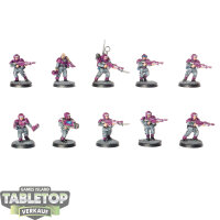 Astra Militarum - 10 Cadian Shock Troops - bemalt