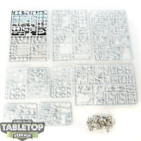 Space Wolves - 10x Grey Hunters - im Gussrahmen